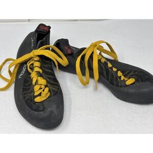 Boreal Diablo Athletic Rock Climbing Shoes Black Suede Low Top US 10 UK 9